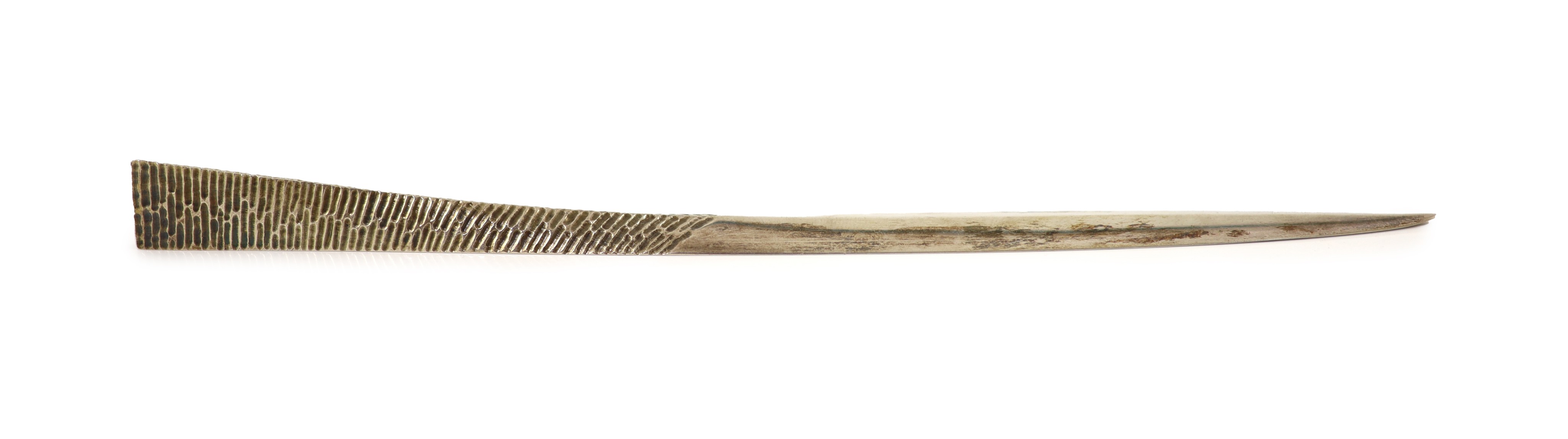 A silver letter opener by Stuart Devlin, London, 1975
